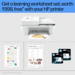 HP Deskjet 4123 Printer, Automatic Document Feeder, Copy, Scan, USB, Simple Setup Smart App, Ideal for Home. - Image 3