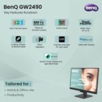 BenQ GW2490 24″ FHD IPS Monitor – 100Hz, 99% sRGB, Eye-Care, Dual HDMI, VESA Mount - Image 11