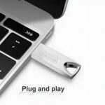 Geonix 16GB USB 2.0 Pendrive, Keyring Design, Silver, 5-Year Warranty - Image 2