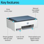 HP Smart Tank 525 All-in-One Color Printer – Print, Scan, Copy, 6000 Pages - Image 2