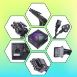 ZEBRONICS ZS500 500W Power Supply – RGB Fan, 3 SATA, 12V 28A, OVP & SCP - Image 3