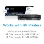 HP 202A (CF501A) Cyan Original Toner Cartridge for HP LaserJet Pro M254 M281cdw M281dw - Image 13