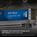 Western Digital WD Blue SN580 NVMe 1TB, Up to 4150MB/s, PCIe Gen 4, 5-Year Warranty - Image 3