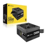 Corsair CV650 650W 80 Plus Bronze Non-Modular Power Supply – Black - Image 2