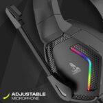 TAG Gamerz Victor RGB Gaming Headphone with 50mm Driver and Adjustable Mic - Image 2