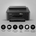 Canon PIXMA TS707 Single Function Wireless Inkjet Color Photo Printer (Black) - Image 5