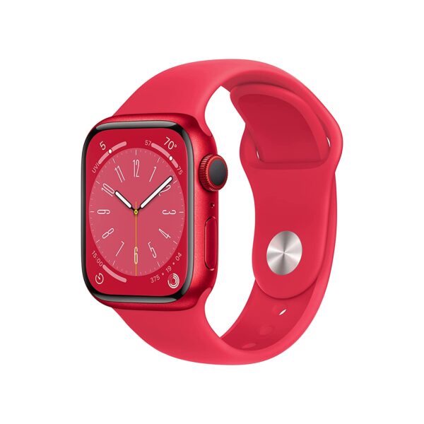 Apple Watch Series 8 [GPS 41 mm] Smart Watch w/Midnight Aluminium Case. Fitness Tracker, Blood Oxygen & ECG Apps, Always-On Retina Display, Water Resistant