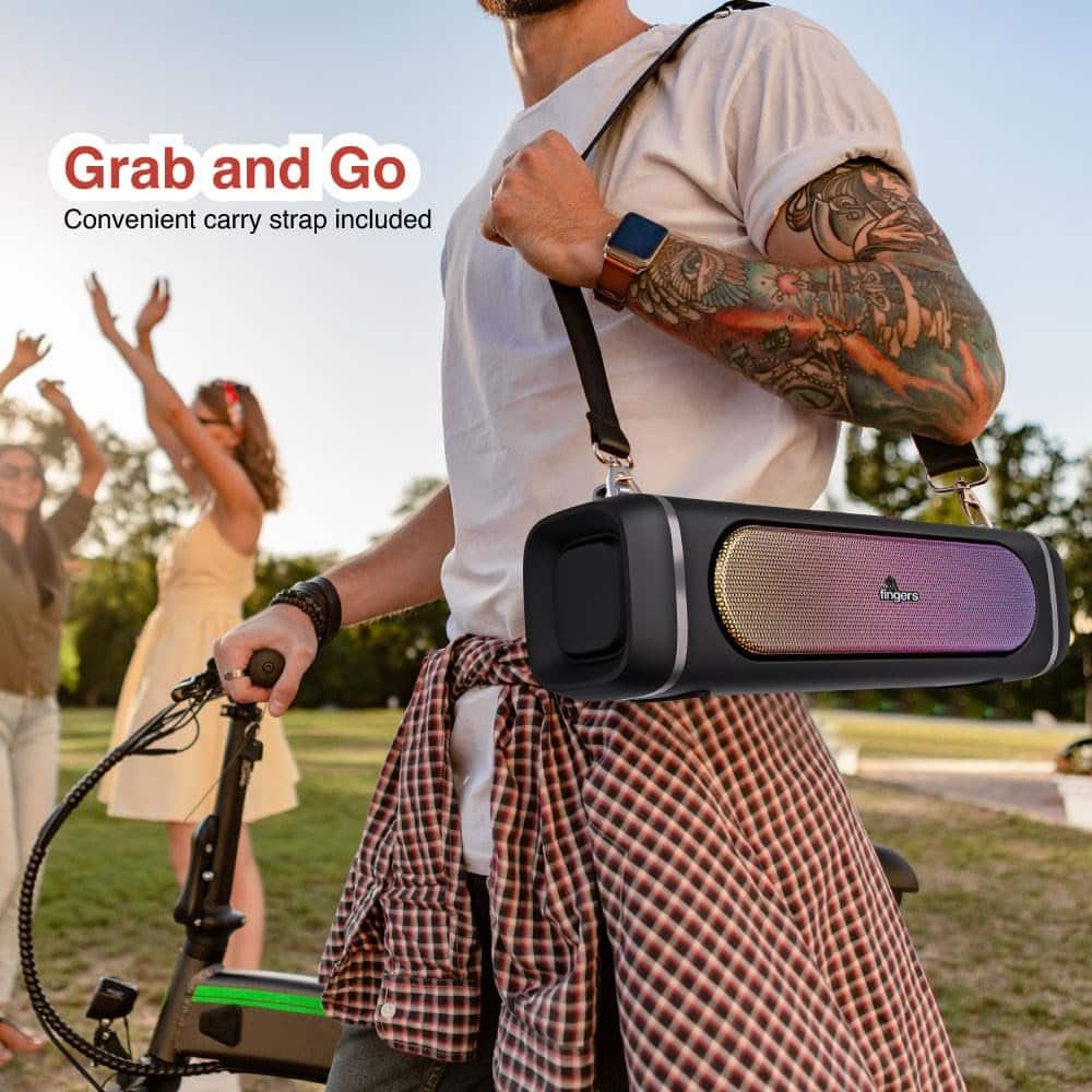 71mtGbdIDZL._SL1000_.jpg FINGERS SoundPower-20 Bluetooth Portable Speaker (Black) - Image 8