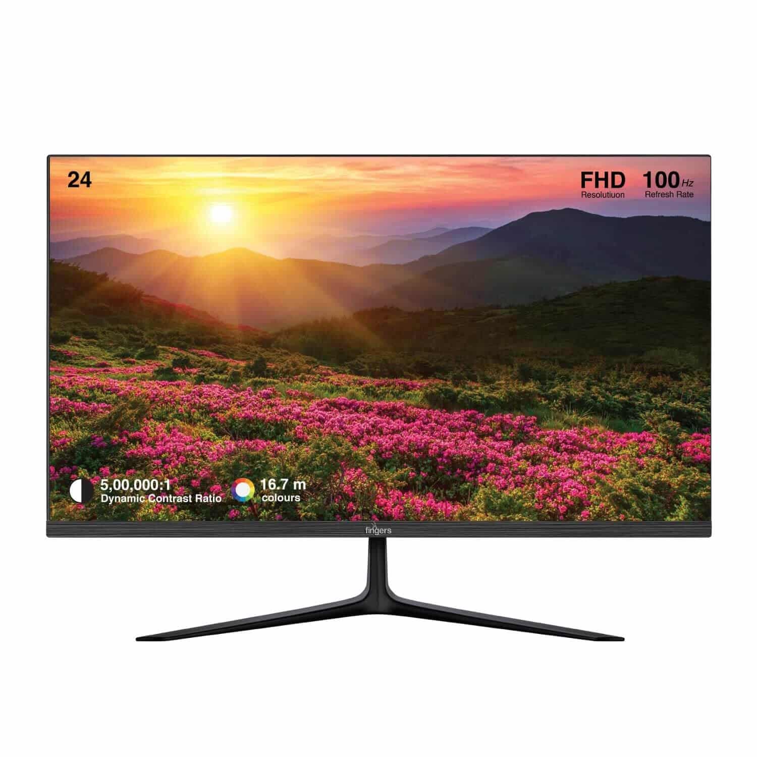 71zZ7JmTlkL._SL1500_.jpg FINGERS Satin-2150 21.45″ FHD 100Hz Frameless LED Monitor (Black) - Image 1