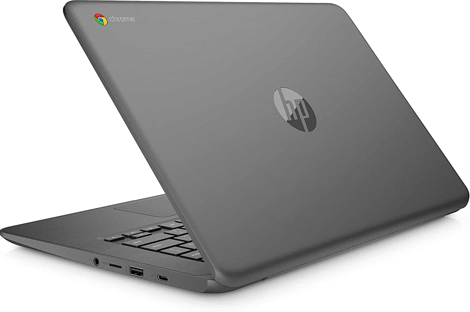 7QU82PA-2.DATAMATION.jpg HP Chromebook 14A G5 35.6 cm (14″) HD AMD A4 4 GB DDR4-SDRAM 32 GB eMMC Wi-Fi 5 (802.11ac) Chrome OS Grey - Image 2