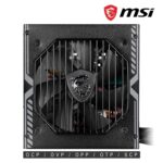 MSI MAG A550BN 550W Gaming Power Supply, 80 Plus Bronze Certified, 12V Single-Rail, DC-to-DC Circuit, 120mm Fan, 5-Year Warranty - Image 4