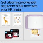 HP Deskjet 2331 Colour Printer, Scanner and Copier for Home/Small Office, Compact Size, Reliable, Easy Set-Up Through HP Smart App On Your Pc Connected Through USB, Ideal for Home. - Image 6