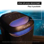 Sony SRS-XV800 Tuned for India X-Series Wireless Portable BT Karaoke Party Speaker IPX4 Splash-Resistant with 25Hr-Battery,Built-in Handle & Wheels,Powerful Sound,Mic/Guitar,Power Bank,Ambient Light - Image 6