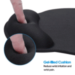 Mouse Pad with Wrist Rest – Lycra Cloth Nonslip - Image 5