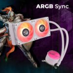 Zebronics AIO240AW 240mm AIO Liquid Cooler – ARGB Sync, LGA1700/AM5 Support, White - Image 4