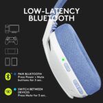 Logitech G435 Lightspeed and Bluetooth Wireless Over Ear Gaming Headphones – Lightweight with Dual mics, 18h Battery, Compatible with Dolby Atmos, PC, PS4, PS5, Mobile – White - Image 6