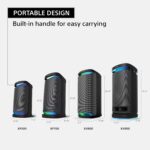 Sony SRS-XV800 Tuned for India X-Series Wireless Portable BT Karaoke Party Speaker IPX4 Splash-Resistant with 25Hr-Battery,Built-in Handle & Wheels,Powerful Sound,Mic/Guitar,Power Bank,Ambient Light - Image 4