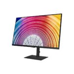 Samsung 32-inch(80cm) QHD Monitor, Bezel Less Design, 1 Billion Colors, HDR10, HAS, 2560 X 1440 Pixels, Intelligent Eye Care, AMD FreeSync™, FSC-Certified, Energy Saving (LS32A600NWWXXL, Black) - Image 5