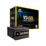 Ant Esports VS450L 450W Gaming Power Supply – Non-Modular, Silent 120mm Fan, PCIe Support