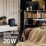 FINGERS Joshhh Wooden encased Multimedia 2.1 Speaker [Deep Bass 20 Watts | Remote Control | LED Light Effects | Bluetooth, FM Radio, USB, MicroSD, AUX (RCA)] - Image 7