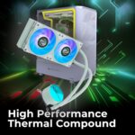 Zebronics AIO240AW 240mm AIO Liquid Cooler – ARGB Sync, LGA1700/AM5 Support, White - Image 5