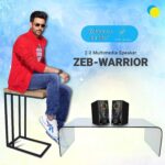 Zebronics Zeb-Warrior 2.0 Multimedia Speaker – USB Powered, Aux Connectivity, Volume Control - Image 2
