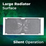 Zebronics AIO240AW 240mm AIO Liquid Cooler – ARGB Sync, LGA1700/AM5 Support, White - Image 6