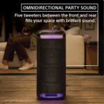 Sony SRS-XV800 Tuned for India X-Series Wireless Portable BT Karaoke Party Speaker IPX4 Splash-Resistant with 25Hr-Battery,Built-in Handle & Wheels,Powerful Sound,Mic/Guitar,Power Bank,Ambient Light - Image 8