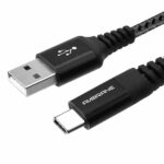 Ambrane 3A USB Type C Fast Charging Braided Cable