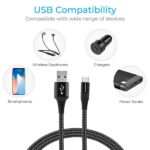 Ambrane 3A USB Type C Fast Charging Braided Cable - Image 3