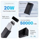Ambrane 50000mAh Li-Polymer Powerbank - Image 6
