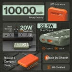 Ambrane Force 10K Rugged Slim Fast Charging Power Bank - Image 6