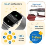 Ambrane Glaze+ BT Calling Smartwatch - Image 7