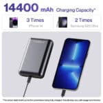 Ambrane Powerlit Boost 14400mAh 60W BoostedSpeed Power Bank - Image 4