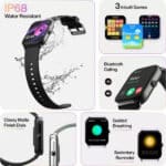 Ambrane Wise Eon Pro 1.85″ Display with BT Calling Smartwatch - Image 6