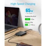 Anker 65W Mobile Powerport Atom III Slim 4 Port Adapter Charger - Image 4