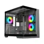Ant Esports Crystal X4 ARGB (ATX) Mid Tower Cabinet Grey - Image 3