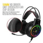 Ant Esports H707 HD RGB Wired Gaming Headphone - Image 2