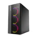 Ant Esports ICE-511MT Auto RGB Cabinet Black - Image 2