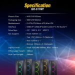 Ant Esports ICE-511MT Mid Tower Mesh Gaming Cabinet Computer Case Supports E-ATX, ATX, Micro-ATX, Mini-ITX Motherboard with Sliding Tempered Glass Side Panel, 3 x 120mm Auto-RGB Front & 1 x120mm Fan - Image 9