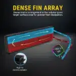 Ant Esports ICE-Flow 360 ARGB 360mm CPU Liquid Cooler Black - Image 8