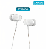 Dvaio DX-1050 Wired In-Ear Headphone with Mic – White - Image 2