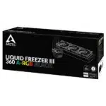 Arctic Liquid Freezer III 360 ARGB CPU Liquid Cooler Black - Image 12