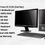 Datamation Assemble Desktop (Intel Core i3/H-61 Motherboard/500GB HDD/240GB SSD/15.4 Monitor/Keyboard/Mouse)