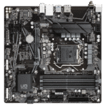 Gigabyte Intel® B560M DS3H AC Ultra Durable Motherboard with Direct 6+2 Phases Digital VRM, Full PCIe 4.0* Design, PCIe 4.0 M.2, Dual Band 802.11ac WIFI, GIGABYTE 8118 Gaming LAN, 8-ch HD Audio with Audio Caps, USB TYPE-C®, RGB FUSION 2.0, Q-Flash Plus - Image 2