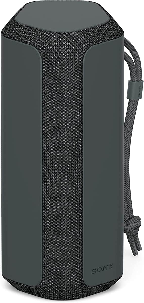 BAG-BLACK-DATAMATION-1.jpg Sony SRS-XE200 X-Series Wireless Ultra Portable-Bluetooth-Speaker, IP67 Waterproof, Dustproof and Shockproof with 16 Hour Battery and Easy to Carry Strap, Black- New - Image 1
