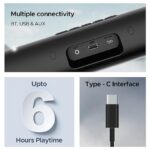 boAt Aavante Bar Groove Bluetooth 2.0 Channel Soundbar with 16 W RMS Output, Multiple Connectivity Modes, Up to 6 hrs Playtime, Bluetooth v5.0 & USB Type-C Port(Premium Black) - Image 2