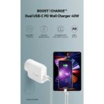 Belkin Dual USB-C 40W PD Wall Charger - Image 2