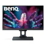 BenQ PD2500Q 25 inch 2K DesignVue Designer Monitor, 1440p QHD, IPS, 100% Rec.709 and sRGB, Factory Calibrated, Eye-Care, Anti-Glare, Ultra Slim Bezel Design, Height Adjustable, HDMI, DP- Black