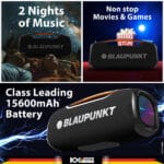 Blaupunkt Atomik Knightz 100W Boombox Speaker - Image 4